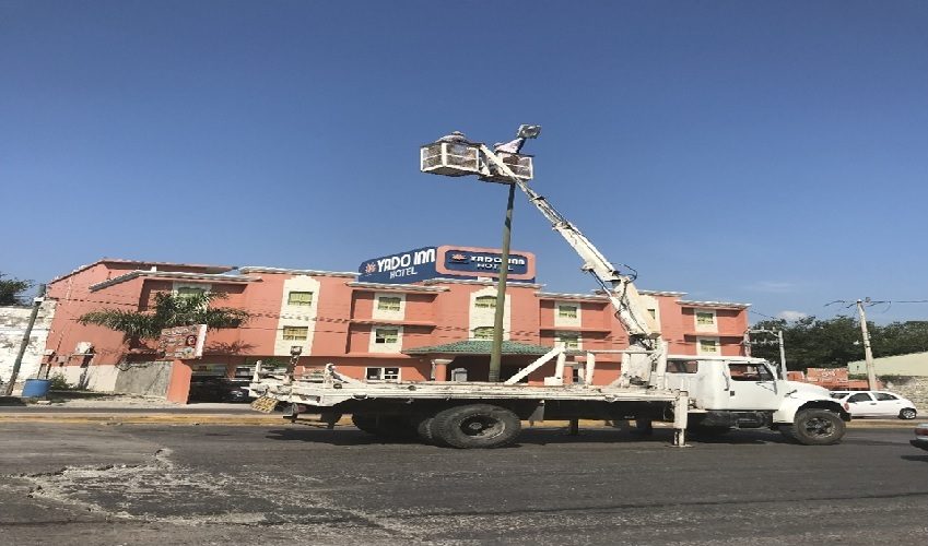 Seguiremos mejorando  el alumbrado público,  dice WENCHE